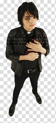 Gerard Way transparent background PNG clipart