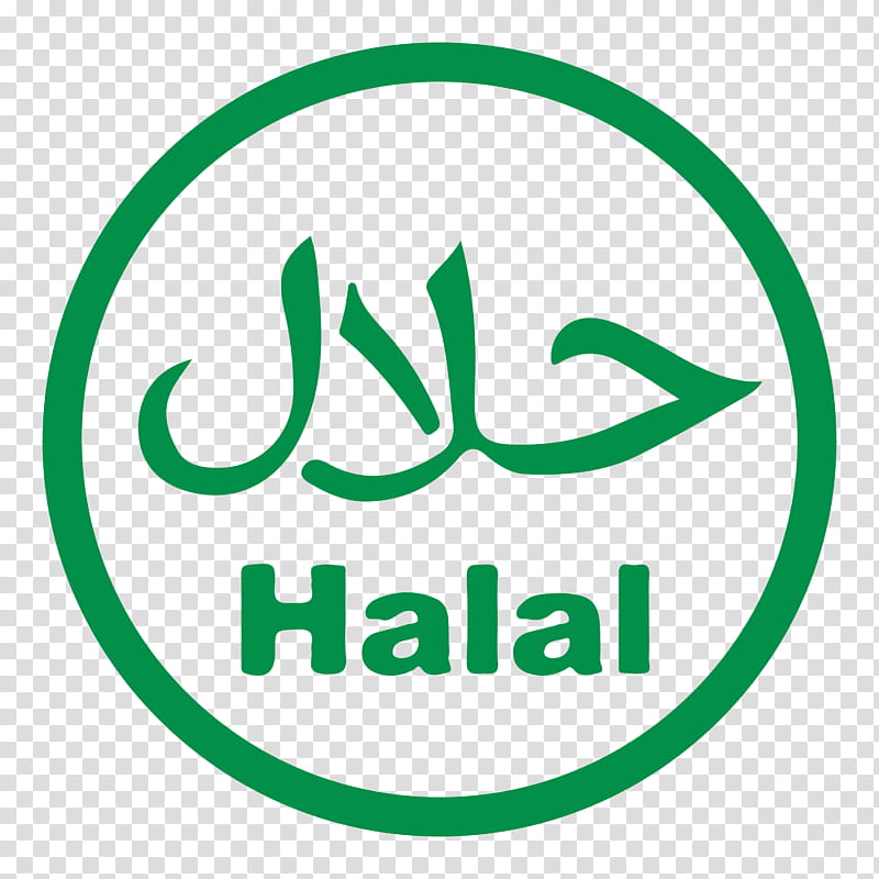 Logo Halal, Green, Color, Yellow, Blue, Label, Text, Food transparent background PNG clipart