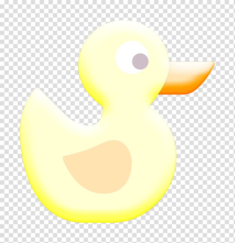 Duckling icon Baby icon Duck icon, Ducks Geese And Swans, Bird, Water Bird, Yellow, Rubber Ducky, Beak, Symbol transparent background PNG clipart