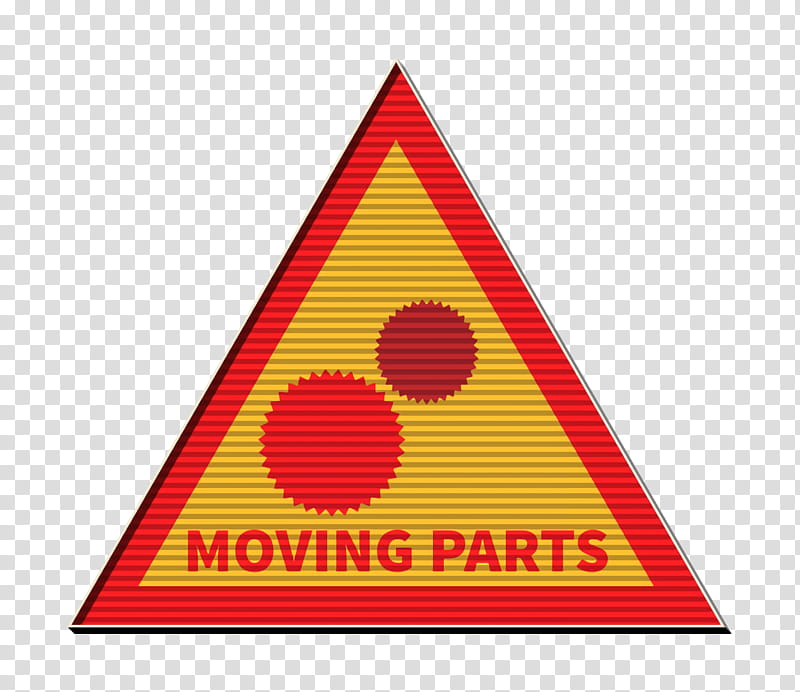 attention icon cog icon moving parts icon, Warning Icon, Triangle, Traffic Sign, Signage, Line, Logo, Cone transparent background PNG clipart