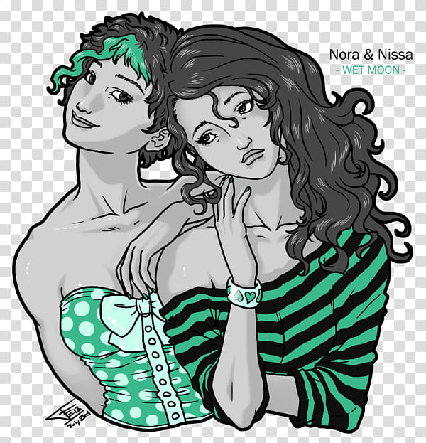 Nissa and Nora .:. Fanart for Wet Moon transparent background PNG clipart