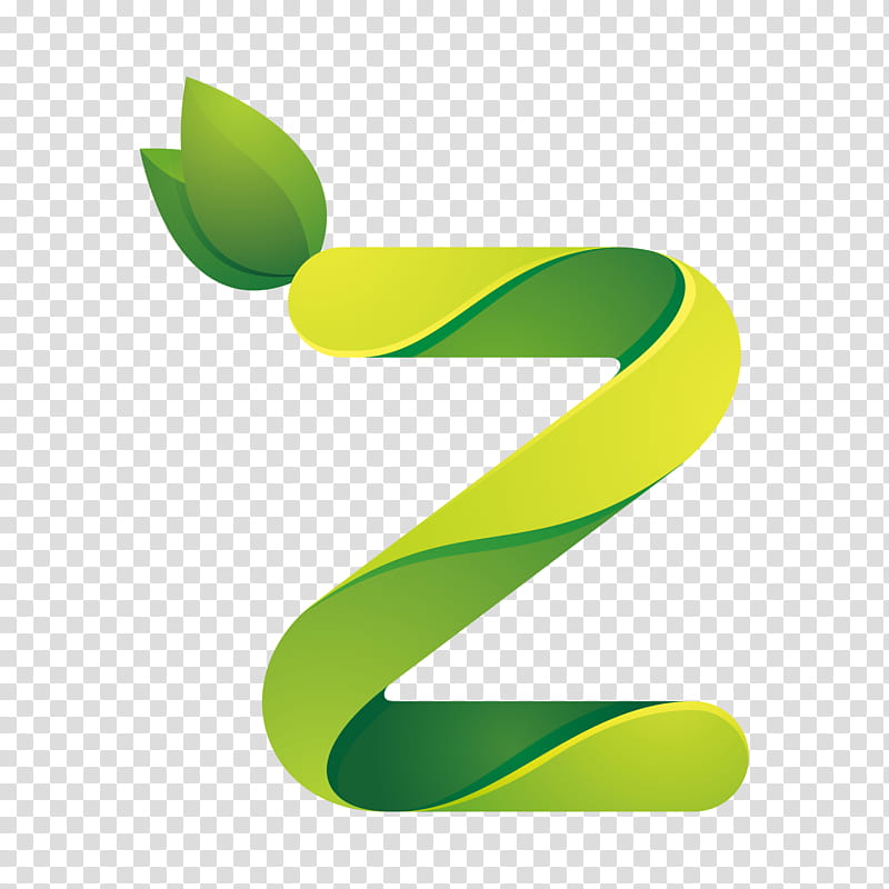 Green Leaf Logo, Letter, Z, M, Typeface, Text, Volume, Yellow transparent background PNG clipart