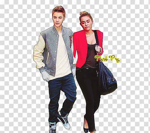 La Pareja Jiley Miley And Justin transparent background PNG clipart