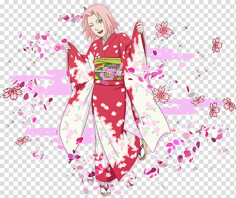 Sakura Haruno transparent background PNG clipart