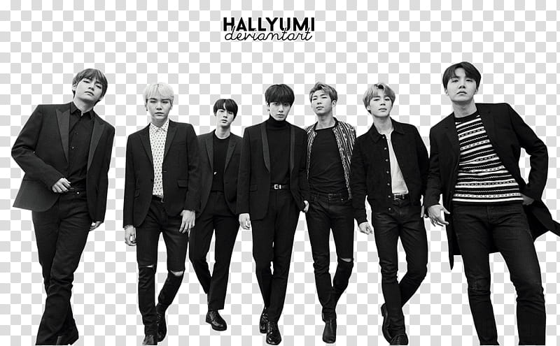 BTS BILLBOARD, Hallyumi group transparent background PNG clipart