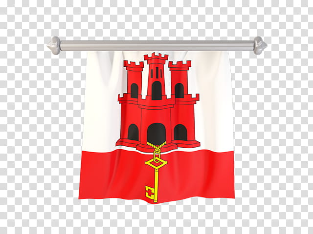 Flag, Gibraltar, Flag Of Gibraltar, National Flag, Red transparent background PNG clipart
