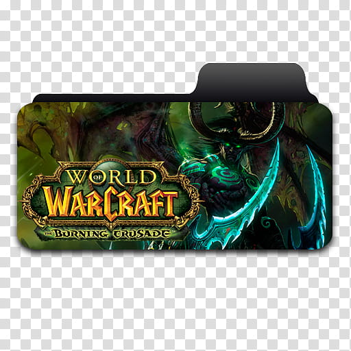 Game Folder Icon Style  , World of Warcraft, The Burning Crusade transparent background PNG clipart