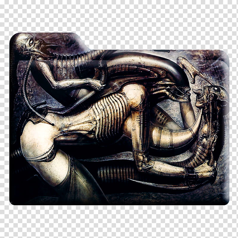 H R Giger HD Folder Icons Mac And Windows , H.R.Giger Folder  transparent background PNG clipart