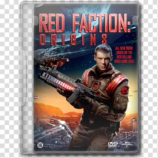 the BIG Movie Icon Collection R, Red Faction Origins transparent background PNG clipart