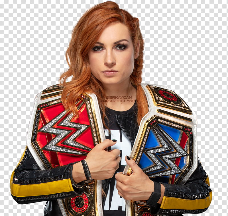 Becky Lynch RAW and SD Women&#;s Champion transparent background PNG clipart