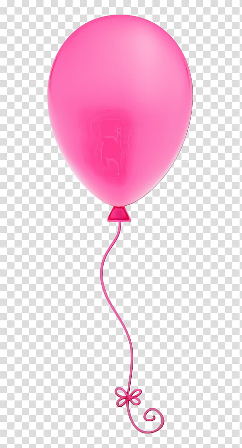 Pink Balloons, Watercolor, Paint, Wet Ink, , Party Horn, Balloonsmall, Balloon Large transparent background PNG clipart