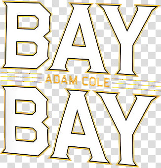 Adam Cole BAYBAY New Tee Logo  transparent background PNG clipart