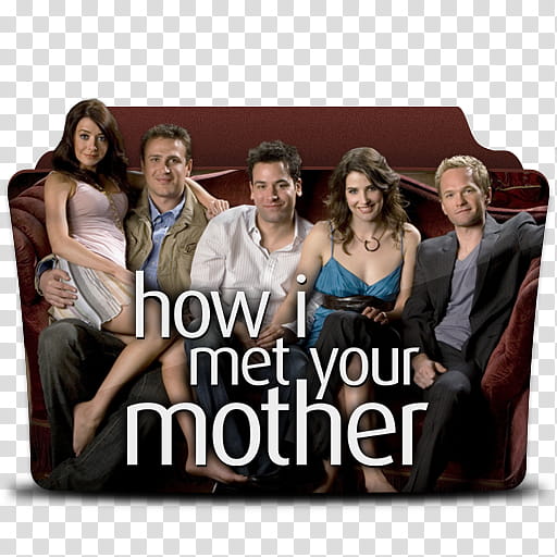 TV Series folder icons PACK, How I Met Your Mother x transparent background PNG clipart