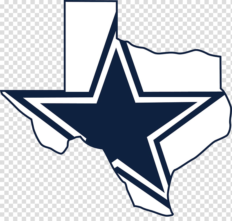 American Football, Dallas Cowboys, NFL, Decal Bumper Sticker, Logo, Sports, Line Art, Star transparent background PNG clipart