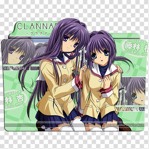 Clannad Anime Character Fiction, Anime, black Hair, manga, cartoon png