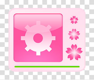 Iconos Y S L P Pink Settings Icon Illustration Transparent Background Png Clipart Hiclipart