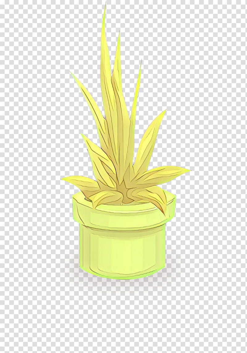 Yellow Flower, Ananas, Plant, Leaf, Houseplant, Pineapple, Flowerpot, Agave transparent background PNG clipart