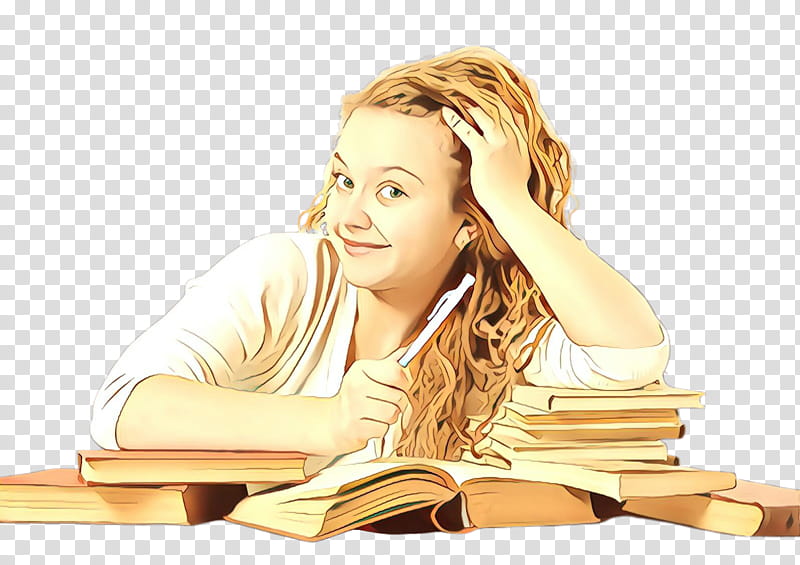 learning chin forehead reading sitting, Happy transparent background PNG clipart