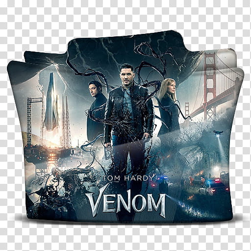 Venom Movie  Folder Icon , Venom transparent background PNG clipart