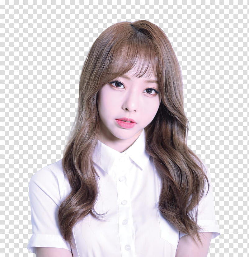 LOONA P, woman wearing white top transparent background PNG clipart