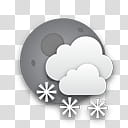 My Phone , white clouds, snow, and grey moon illustration transparent background PNG clipart