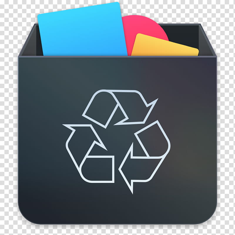 AppCleaner for macOS, recycle logo transparent background PNG clipart