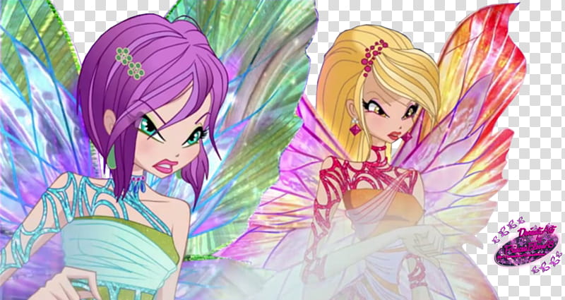 World of Winx Tecna and Stella Dreamix, ! transparent background PNG clipart