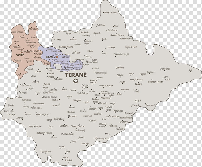Water Border, Tirana, Administrative Units Of Tirana, Tirana District, Tirana County, Albania, Map, Water Resources transparent background PNG clipart