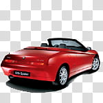 Cars icons, car red, red convertible coupe illustration transparent background PNG clipart