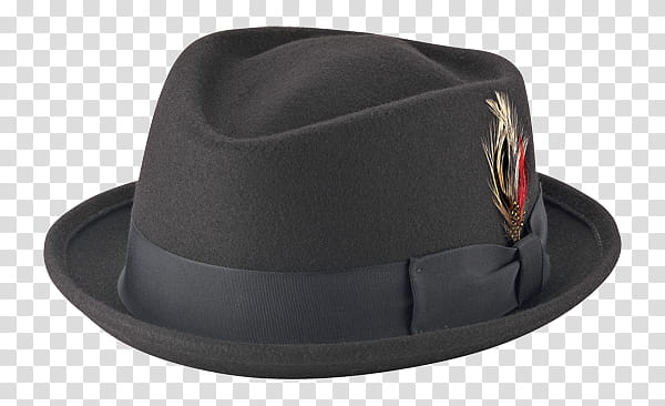 Mens hat, black and red bowler hat transparent background PNG clipart