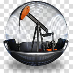 Sphere   , black and orange power tool icon transparent background PNG clipart