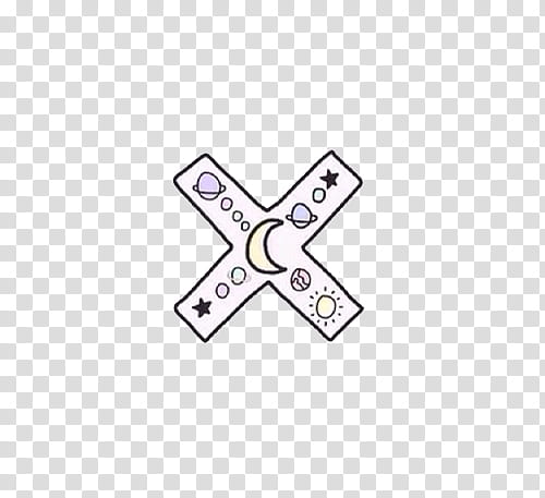 Full, white and black moon cross transparent background PNG clipart