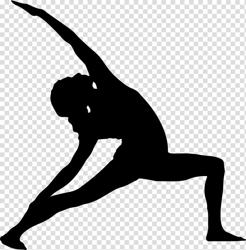 Yoga, Asana, Posture, Stretching, Vriksasana, Exercise, Pilates, Silhouette transparent background PNG clipart