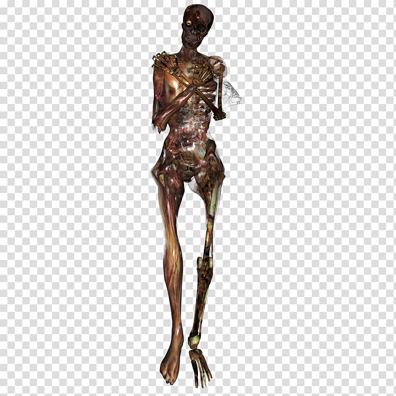 Undead Man, human skeleton illustration transparent background PNG clipart