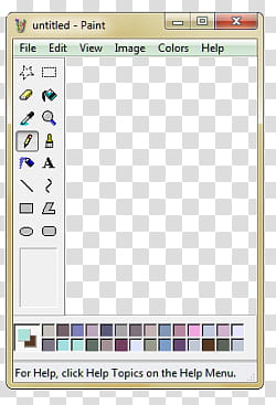 Paint Windows Aesthetic Resources, Paint application border illustration transparent background PNG clipart