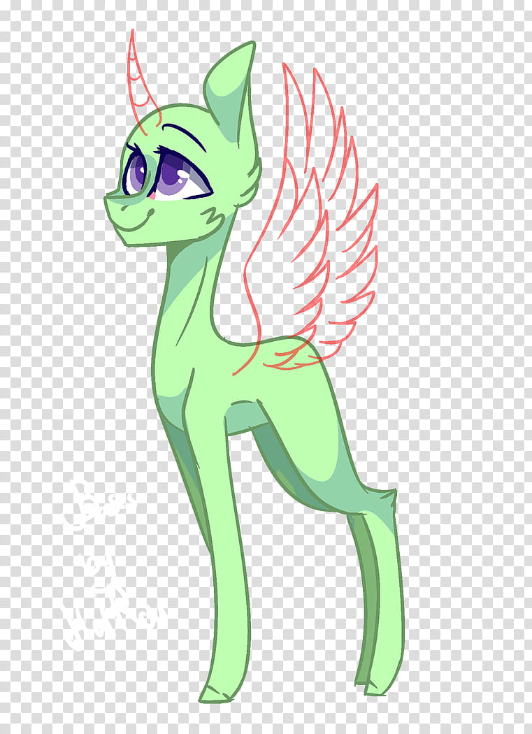-My Style Base, Look at the sky, green unicorn with wings illustration transparent background PNG clipart
