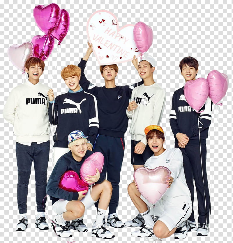  / BTS PUMA x Valentine&#;s Day Pack, BTS by ChanHyukRu icon transparent background PNG clipart