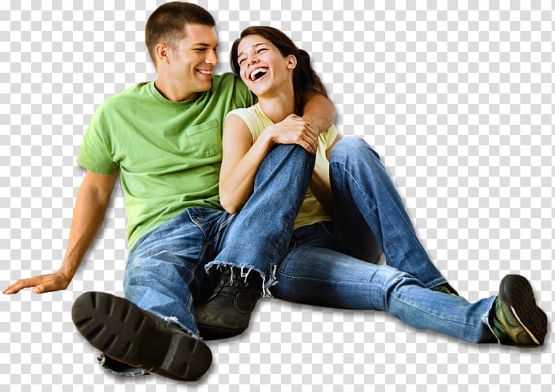 Couples, man and woman sitting on surface transparent background PNG clipart