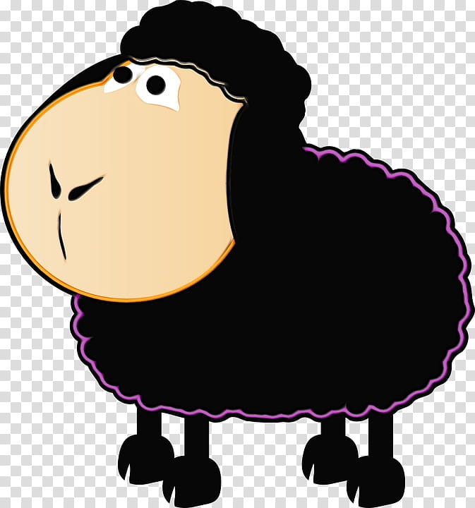 Sheep, Watercolor, Paint, Wet Ink, Black Sheep, Baa Baa Black Sheep, Blog, Shepherd transparent background PNG clipart