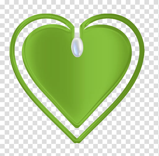 green heart transparent background PNG clipart