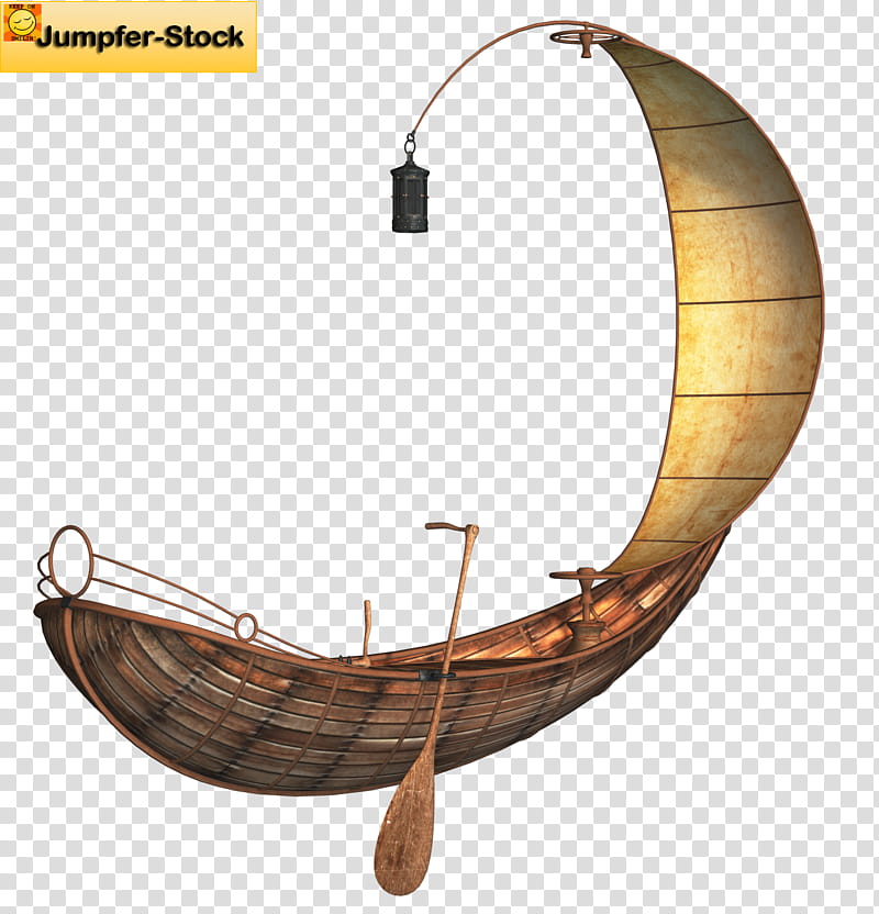 Fantasy Boats , brown boat with pedal and light transparent background PNG clipart