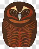 Buhos TrendyLife, brown and red owl art transparent background PNG clipart