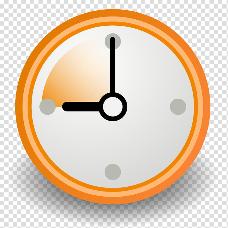 Cartoon Clock, Nuvola, User, Creative Work, Creative Commons, Orange, Circle, Line transparent background PNG clipart
