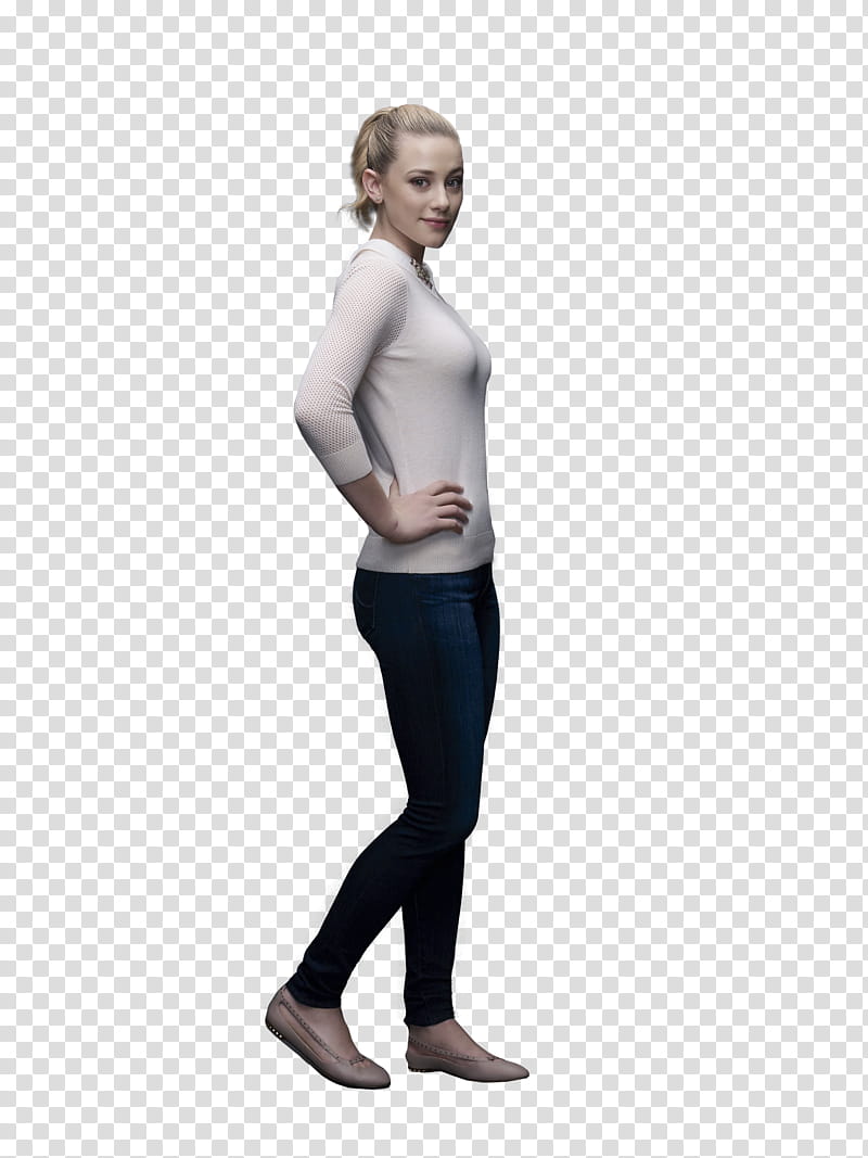 Riverdale , woman wearing white long-sleeved top = transparent background PNG clipart