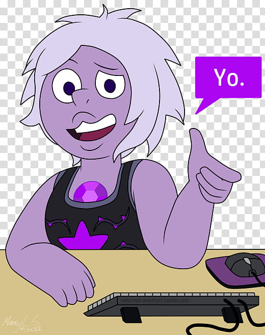 Reformed Amethyst! (Ask Blog) transparent background PNG clipart