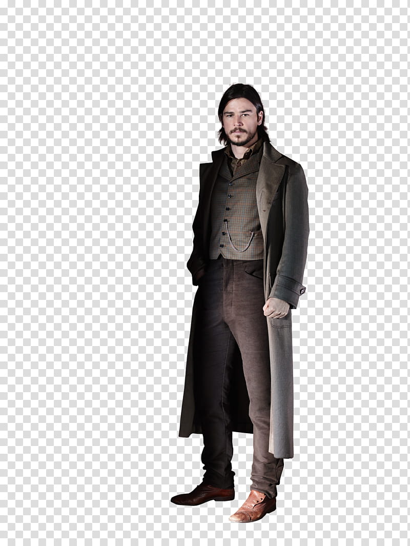 Penny Dreadful , man wearing coat transparent background PNG clipart