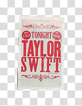 Tonight Taylor Swift transparent background PNG clipart