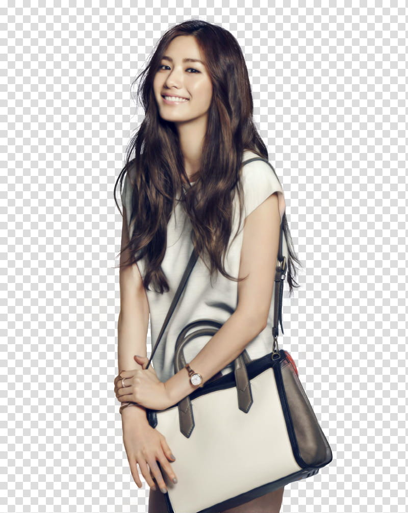 IM JIN AH NANA, standing woman while smiling transparent background PNG clipart