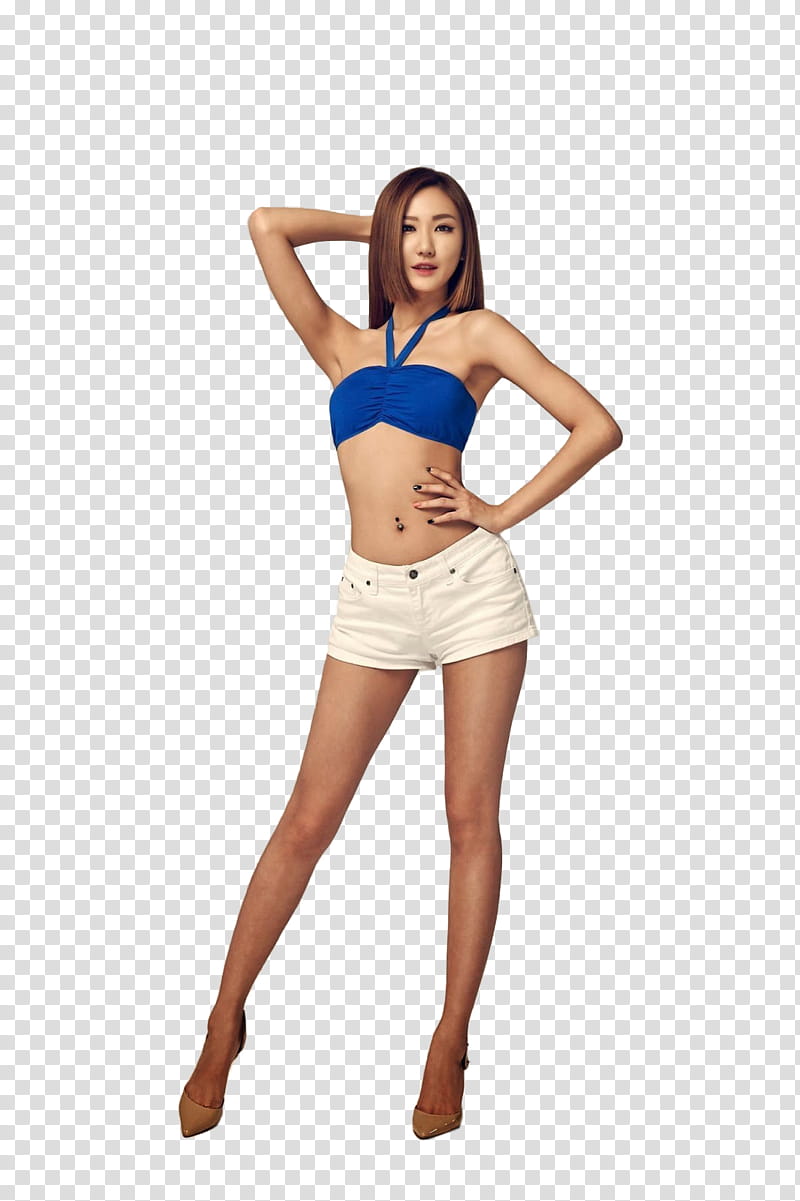 EXID, woman holding her head art transparent background PNG clipart