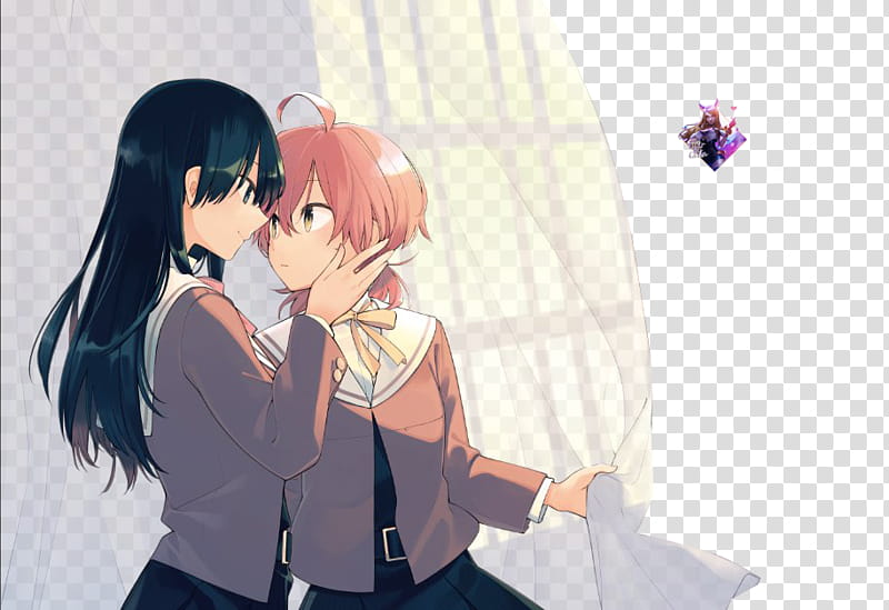 Yagate Kimi ni Naru Yuu Koito x Touko Nanami transparent background PNG clipart